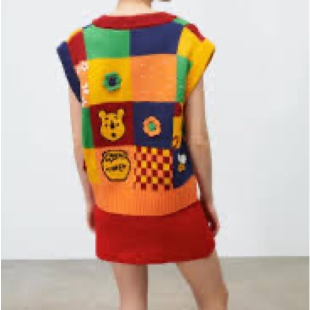 Zara x Winnie the Pooh Collection Retro Knit Sweater - Picture 2 of 3
